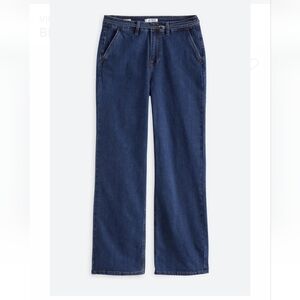 Vigoss Indigo Denim Wide Leg Trousers